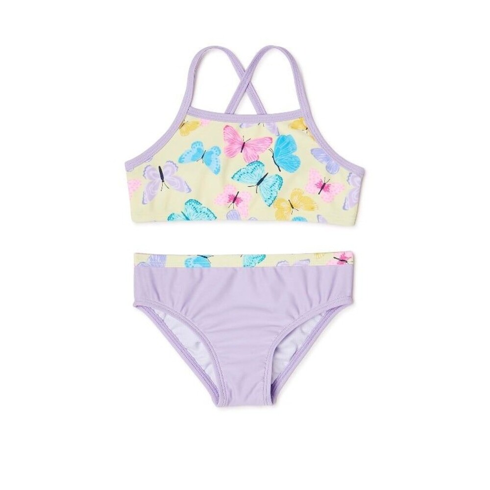 Baby & Toddler Girls Butterfly Bikini 2 Piece Set size 2T